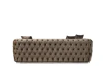 Set canapele living de lux stil Chesterfield cu fotolii si masuta Stil Deco Mobila