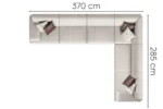 Colțarul INFINITY reprezintă apogeul designului interior modern